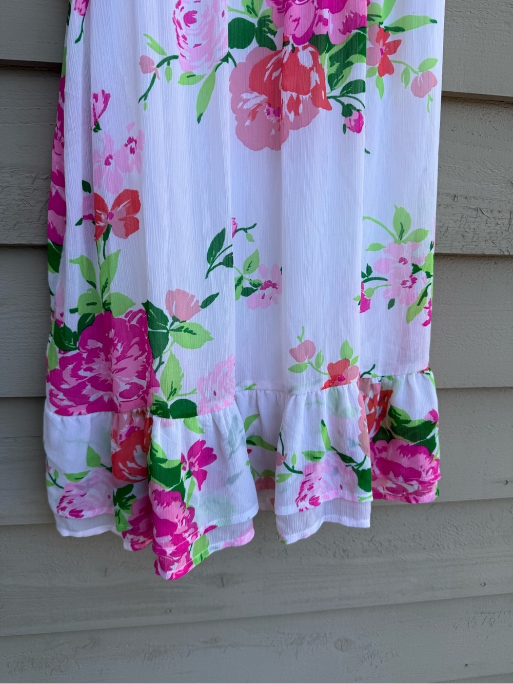 ABERCROMBIE & FITCH Pink Floral Cami sz M Babydoll Y2K Boho Cottagecore Festival - Picture 5 of 11